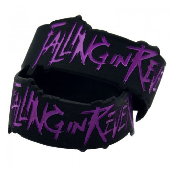 OneBandaHouse 1PC 1 Inch Wide Special Shape Bracelet Falling In Reverse Silicone Wristband