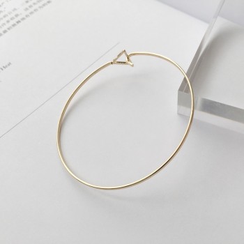 2018 New Fashion Bracelet Simple Temperament Korean Jewelry Design Geometric Triangle Round Pearl Bracelet Gift Sales Bracelets