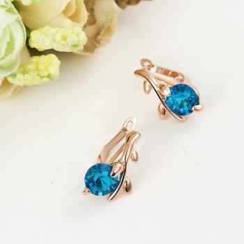 ZOSHI Fashion necklace earrings Ring wedding bridal jewelry sets for women Blue african crystal beads Wedding jewelry set