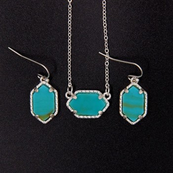 YJX030 Mini Iridescent Druzy Drusy Pendant Necklace With Matching Drop Earrings Hot Fashion Jewelry Sets Super Cute