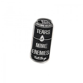 Halloween Blue Skull Coffee Cup DEATH BEFORE DECAF Dont Be A Dick Heart Balck Tear Can Enamel Brooches Lapel Pin