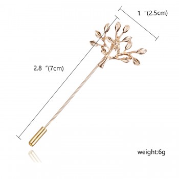 Rinhoo Fashion Woman/Girl Imitation Pearl Brooch Classic Charm High Quality Accessories Simple Double Pearls Brooches All-match