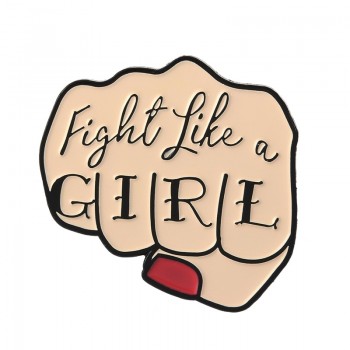 Quote Enamel Pin Feminist Girl power STRANGER THINGS NO BAD VIBES badge brooch Lapel pin Jeans shirt bag Cartoon Jewelry Gift