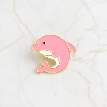 QIHE JEWELRY Sea cuties pin Whale Shark Narwhal Octopus Puffer fish Hard enamel pin Lapel pin Brooches Badges Pinback
