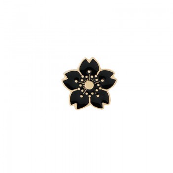 Cartoon 5 Color Mini Cherry Flower Brooch Simple Style Enamel Pin Brooches Denim Jackets Lapel Badge Pins Button Fashion Jewelry