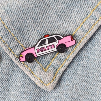 Car Heart Girl Power Wine glass Brooch Soft Enamel Pin Cartoon Funny Brooch Collection Metal Lapel Pin Badge Collar Brooch Gift