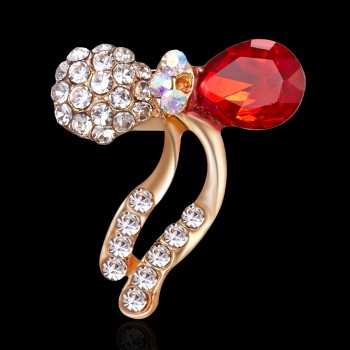 Winter New Lady Fashion Brooch Sparkling Crystal Rhinestones Large Snowflake Brooch Pins Jewelry Brooches Women Christmas Gift
