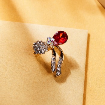 Winter New Lady Fashion Brooch Sparkling Crystal Rhinestones Large Snowflake Brooch Pins Jewelry Brooches Women Christmas Gift