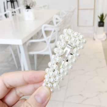 M MISM Hot Sales Trendy Hair Clips Imitation Pearl Fashion Adult Ladies Hair Pins Elegant High Quality Women Hair Accessories