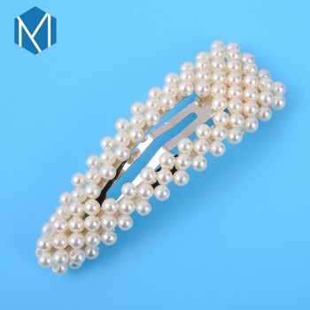 M MISM Hot Sales Trendy Hair Clips Imitation Pearl Fashion Adult Ladies Hair Pins Elegant High Quality Women Hair Accessories