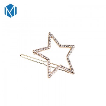 M MISM Women Girls Crystal Rhinestone Star Moon Hair Clip Beauty Hairpin Barrette Head Ornaments Women Hair Accessories Barrette
