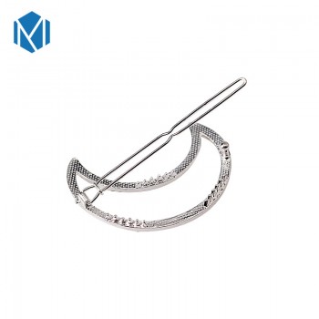 M MISM Women Girls Crystal Rhinestone Star Moon Hair Clip Beauty Hairpin Barrette Head Ornaments Women Hair Accessories Barrette