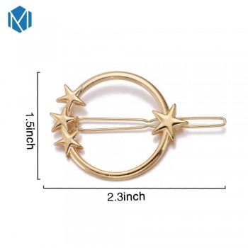 1PC Hair Clip Women Headwear Casual Scissors Comb Cat Star Pattern Fashion Hair Clip Hair Barrettes Apparel Accessorie Headpiece