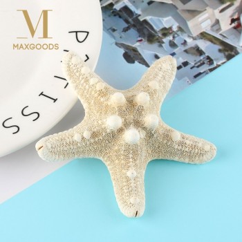 2 Pcs Elegant Starfish Hair Clips Beach Bridal Handmade DIY Sea Shell Hairpin Mermaid Festival Wedding Headwear Accessories