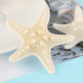 2 Pcs Elegant Starfish Hair Clips Beach Bridal Handmade DIY Sea Shell Hairpin Mermaid Festival Wedding Headwear Accessories