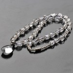 JoursNeige Genuine! Natural White Quartz Crystal Ripple Necklaces amp; Pendants Classic Style