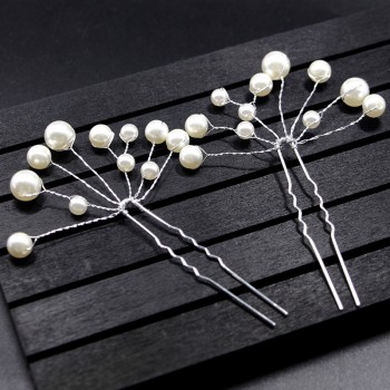 5 Pieces Hairpins for Women Girl Bridal Hair Accessories Simulate Pearl Wedding Hair Pins Decoration in the Hair Ornaments Braid