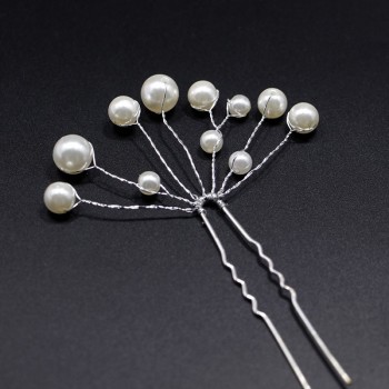 5 Pieces Hairpins for Women Girl Bridal Hair Accessories Simulate Pearl Wedding Hair Pins Decoration in the Hair Ornaments Braid