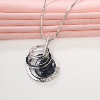 Meyfflin Collier Femme Long Necklaces amp; Pendants for Women Round Statement Necklace Maxi Colar Chain Fashion Jewelry 2019 Bijoux