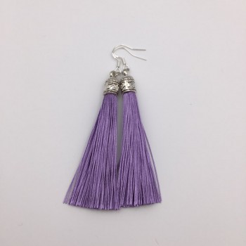 S925 Silver Ear Hook Drop Earrings Fashion Vintage Bohemia Alloy Long Tassel Dangle Earring For Women Party Wedding Ear Jewelry