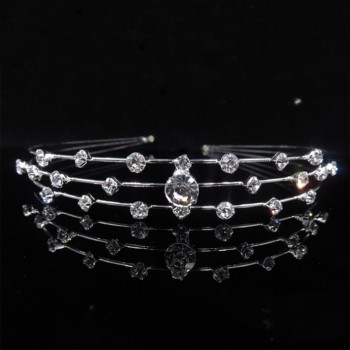 AINAMEISI Princess Tiaras Wedding Crown Rhinestone Pearl Headband Kid Girls Bridal Crown Party Accessiories Hair Jewelry Gift
