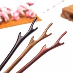 Retro Chinese Hand-carved Antler Hair stick with atural fragrance Hair stick Handmade vintage Women jewelry Chinese Bob Gift