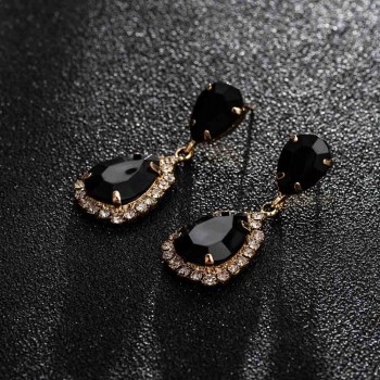 YFJEWE Bride Earrings Cosmetic Geo ZhaoHao Popular Rhinestone Crystal Drop Earring For Wedding Dress Fashion Baldpates  #E043