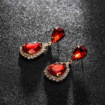 YFJEWE Bride Earrings Cosmetic Geo ZhaoHao Popular Rhinestone Crystal Drop Earring For Wedding Dress Fashion Baldpates  #E043