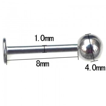 5pcs Gold Silver Helix Ball Labret Lip Cartilage Ear Tragus Piercing Surgical Stainless Steel Stud Earring Men body jewelry