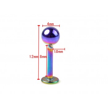5pcs Gold Silver Helix Ball Labret Lip Cartilage Ear Tragus Piercing Surgical Stainless Steel Stud Earring Men body jewelry