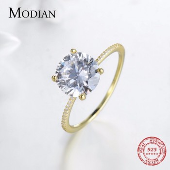 2018 Classic Luxury Real Solid 925 Sterling Silver Ring 3Ct 10 Hearts Arrows Zircon Wedding Jewelry Rings Engagement For Women