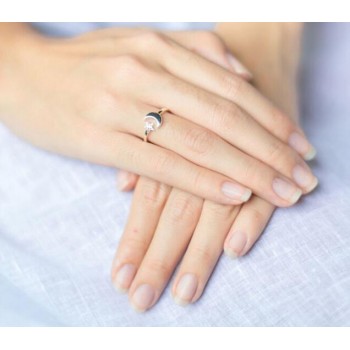 Jisensp New Fashion Moon Star CZ Rhinestones Adjustable Rings for Women Wedding Gift Anel Female 2018 Knuckle Anillos Jewelry