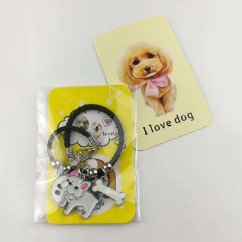 French Bulldog Charm Bracelets Bangles Women Girls Silver Color Dog Pendant Rope Chain Female Wrap Bracelet Jewelry Bijoux Femme