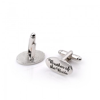 13 Style Mens Fashion Silver Oval Wedding Jewelry Cufflinks Groom/Best Man/Best Friend French Shirt Cuff Links High Quality