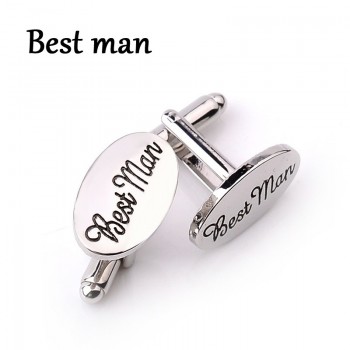 13 Style Mens Fashion Silver Oval Wedding Jewelry Cufflinks Groom/Best Man/Best Friend French Shirt Cuff Links High Quality