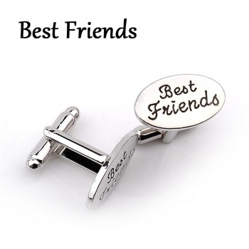13 Style Mens Fashion Silver Oval Wedding Jewelry Cufflinks Groom/Best Man/Best Friend French Shirt Cuff Links High Quality