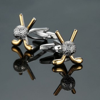 18 style Mix Hotsale Designs Cufflinks Mens Designer Cufflinks Gold-color Bullet Design Novelty Gun Design Cuff Links