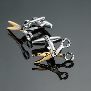 18 style Mix Hotsale Designs Cufflinks Mens Designer Cufflinks Gold-color Bullet Design Novelty Gun Design Cuff Links