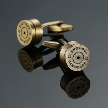 18 style Mix Hotsale Designs Cufflinks Mens Designer Cufflinks Gold-color Bullet Design Novelty Gun Design Cuff Links
