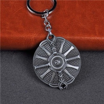SC Fashion jewelry God Of War 4 Kratos Axe Keychains Exquisite Crystal Carved pattern Axe Pendant key holder Souvenir jewelry