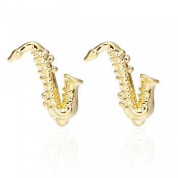 High Quality Fashion Musician Cufflinks sax Piano music designs copper material men cufflinks whoelsaleamp;retail