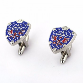 HSIC JEWELRY Metal Alloy Superhero Cuff Link Superman Spider-Man Iron Man  Captain America Cuff Buttons size 2cm*2cm