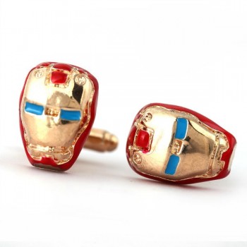HSIC JEWELRY Metal Alloy Superhero Cuff Link Superman Spider-Man Iron Man  Captain America Cuff Buttons size 2cm*2cm