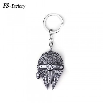 Hot Sale Star Wars Movie Jewelry Star Wars Craft Keychain High Quality Spaceship Pendant Key Chain for Men Women Car Keyring