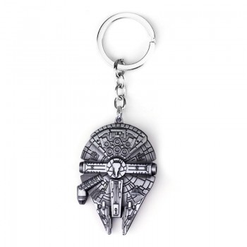 Hot Sale Star Wars Movie Jewelry Star Wars Craft Keychain High Quality Spaceship Pendant Key Chain for Men Women Car Keyring