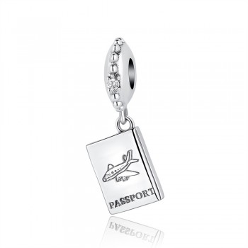 New 925 Sterling Silver Charm Bead Plane Travel Camera Eiffel Tower Beads Fit Original Pandora Bracelet charm DIY Jewelry Gift