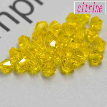 Wholesale 1000pcs Big Bag Colorful 4mm Bicone Crystal Beads Glass Beads Loose Spacer Beads bracelet Jewelry Making Accessories