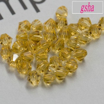 Wholesale 1000pcs Big Bag Colorful 4mm Bicone Crystal Beads Glass Beads Loose Spacer Beads bracelet Jewelry Making Accessories