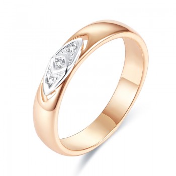FJ 4mm Smart Women Unisex 585 Rose Gold Color Rings White Rhombus Crystal Round Rings Big Size Engagement Jewelry