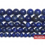 Free Shipping Natural Stone Lapis Lazuli Never lose Colour Round Beads 15 Strand 4 6 8 10 12 14MM Pick Size For Jewelry Making